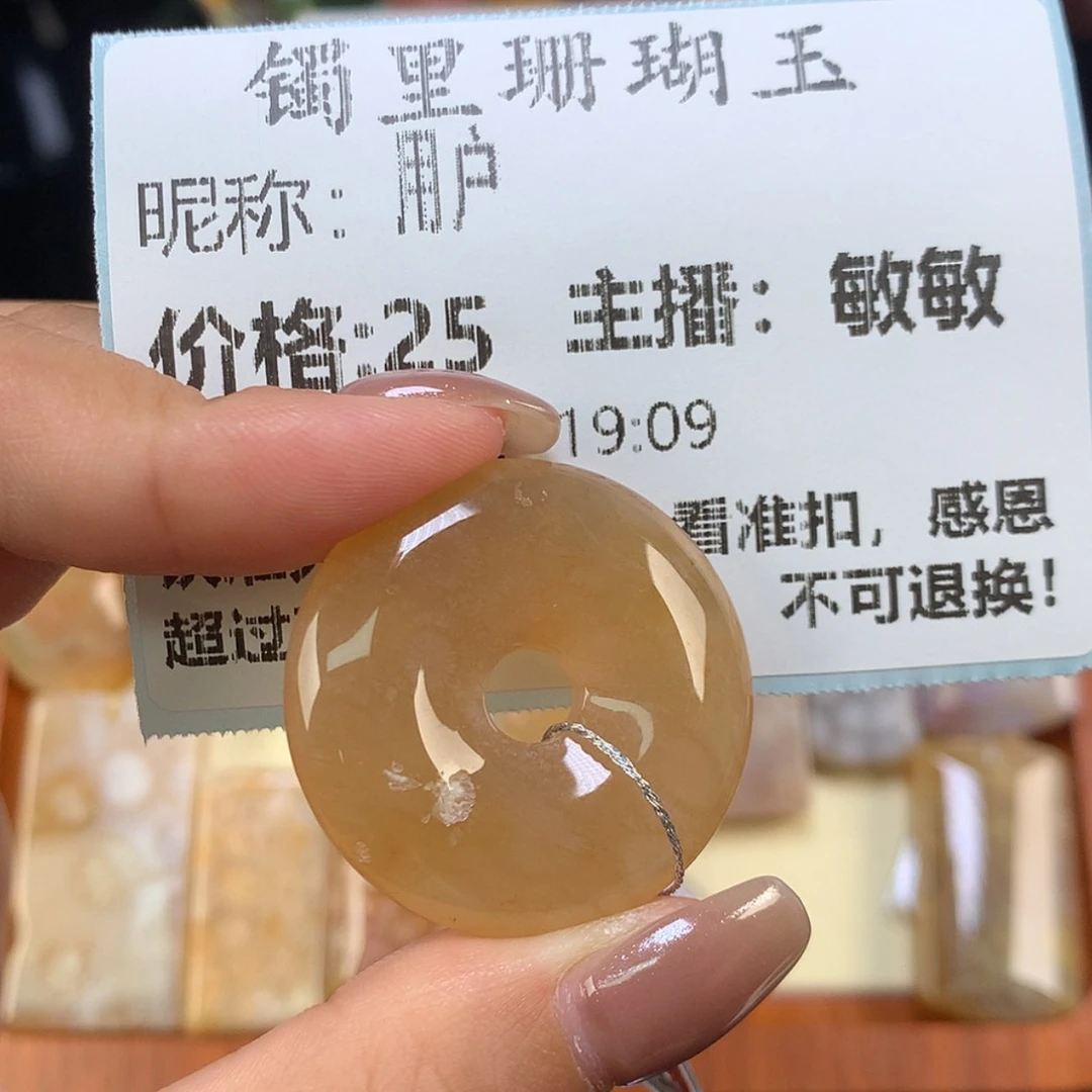 【闪购商品】颈饰未镶嵌硅化珊瑚（珊瑚玉）用*