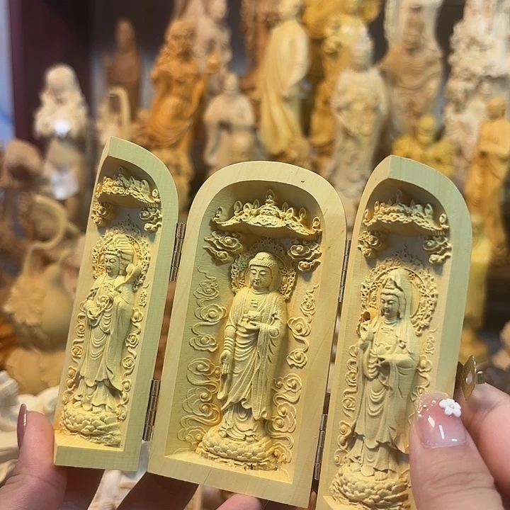 黄杨木黄杨木瑕疵三圣
