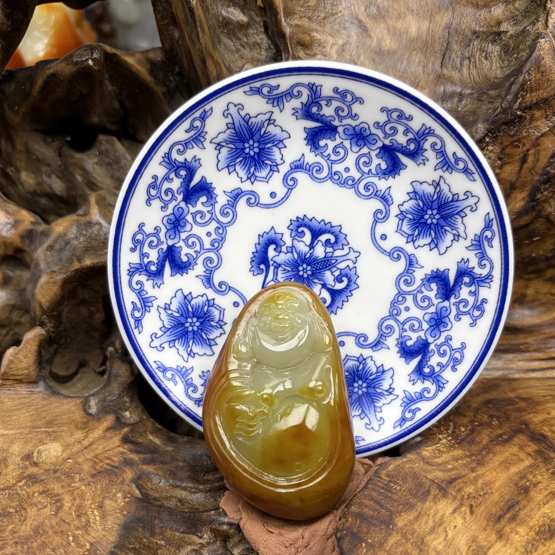 新疆和田玉，91克.佛公，放心下单.