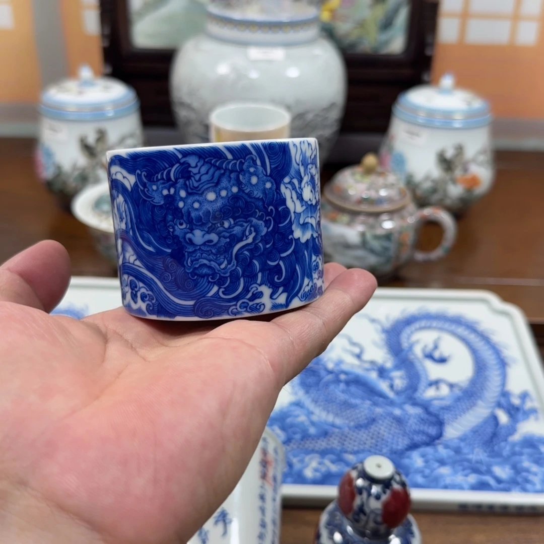 随***欲全手工全手绘陶瓷