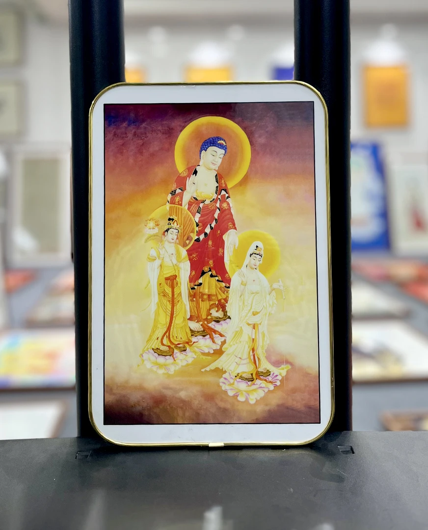 [176西方三圣]20x30cm简约摆台家居办公室装饰画