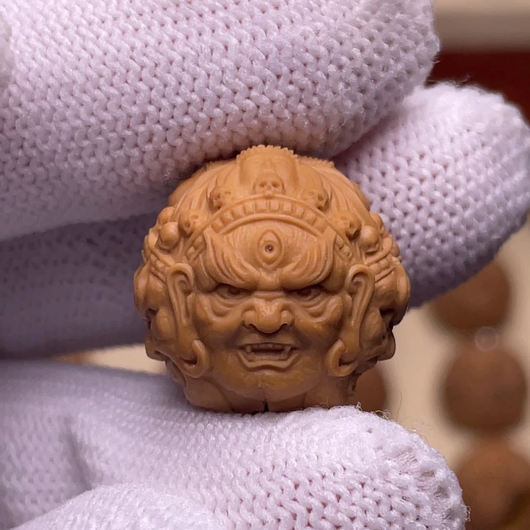 猴头核桃吊坠大威德金刚18+