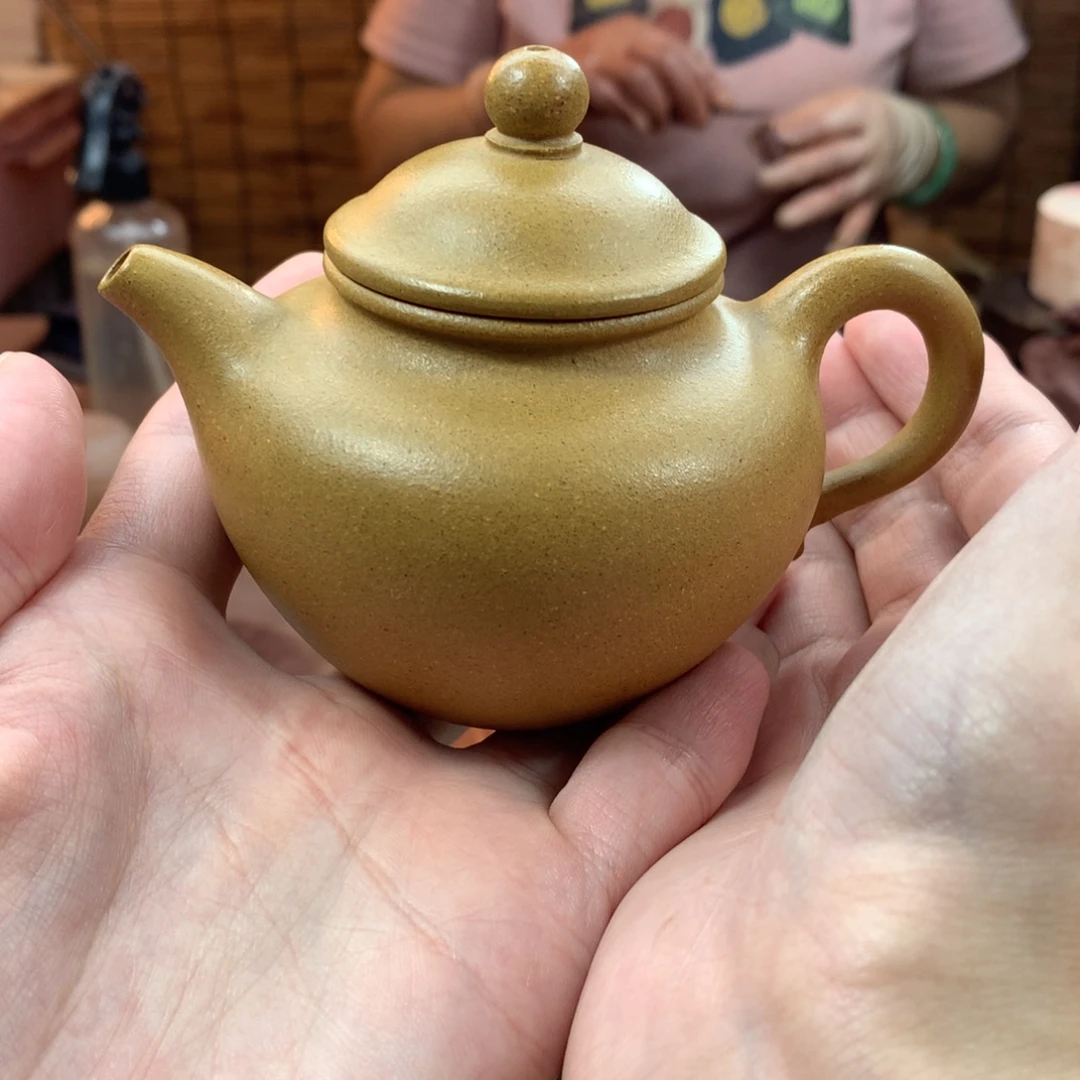 茶壶紫砂莲子 段泥