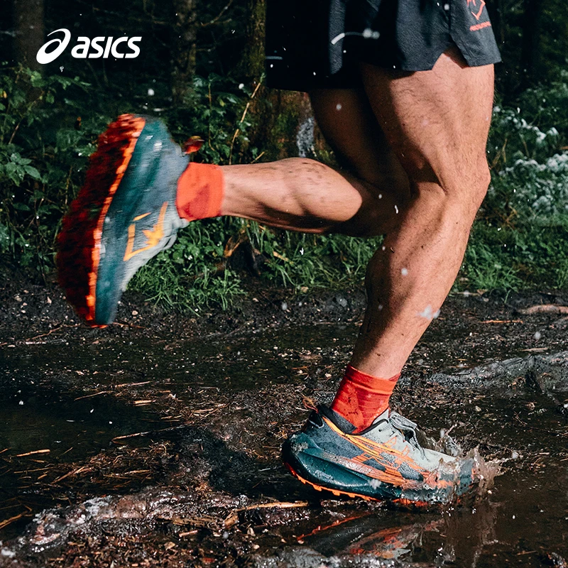 ASICS亚瑟士新款TRABUCO MAX 4男子越野跑鞋耐磨回弹透气运动鞋