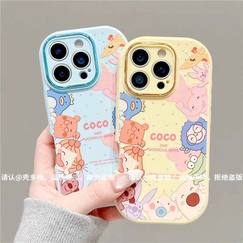 金属小胖妹适用苹果16/iPhone手机壳15promax防摔14/13爆款保护套