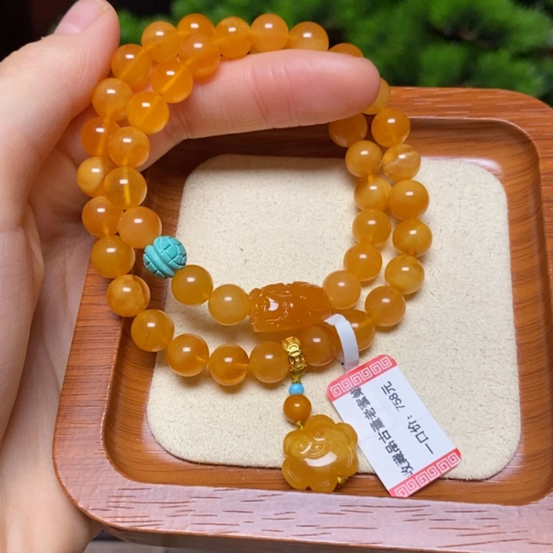 【闪购商品】手链蜜蜡未镶嵌手串