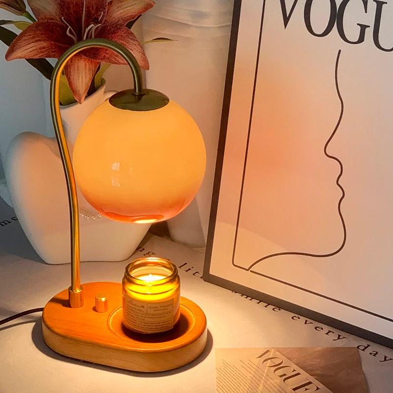 SUNMARK中古香薰融蜡灯无火高颜值生日礼物卧室氛围灯复古床头灯