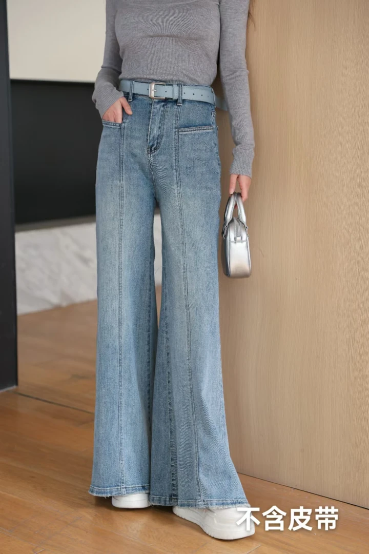 现货2025春季亲子女大童女童休闲牛仔裤98729