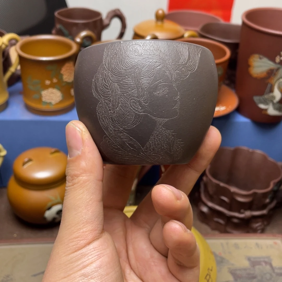 紫砂茶杯紫砂主人杯