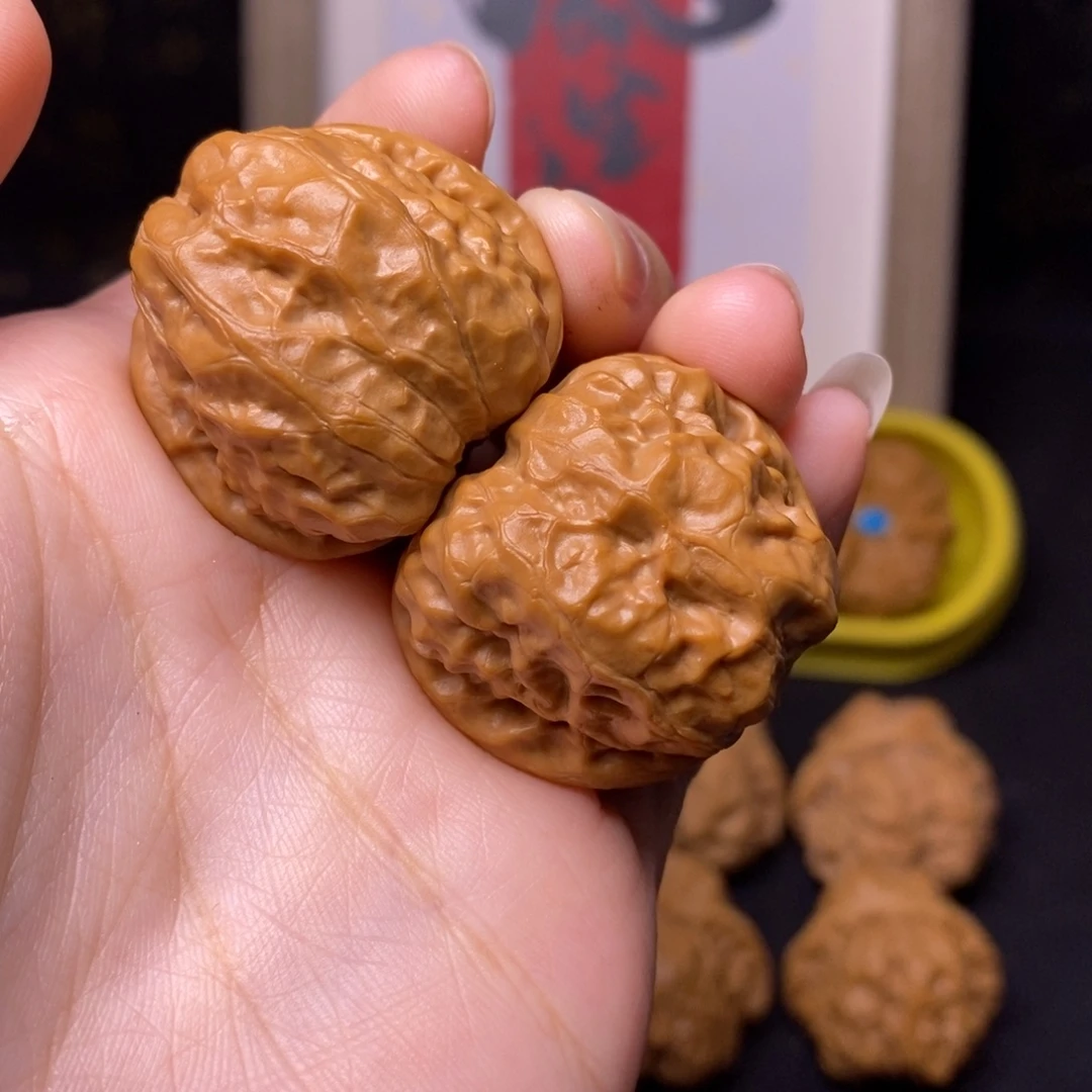 中***袁吊坠文玩核桃蛤蟆34