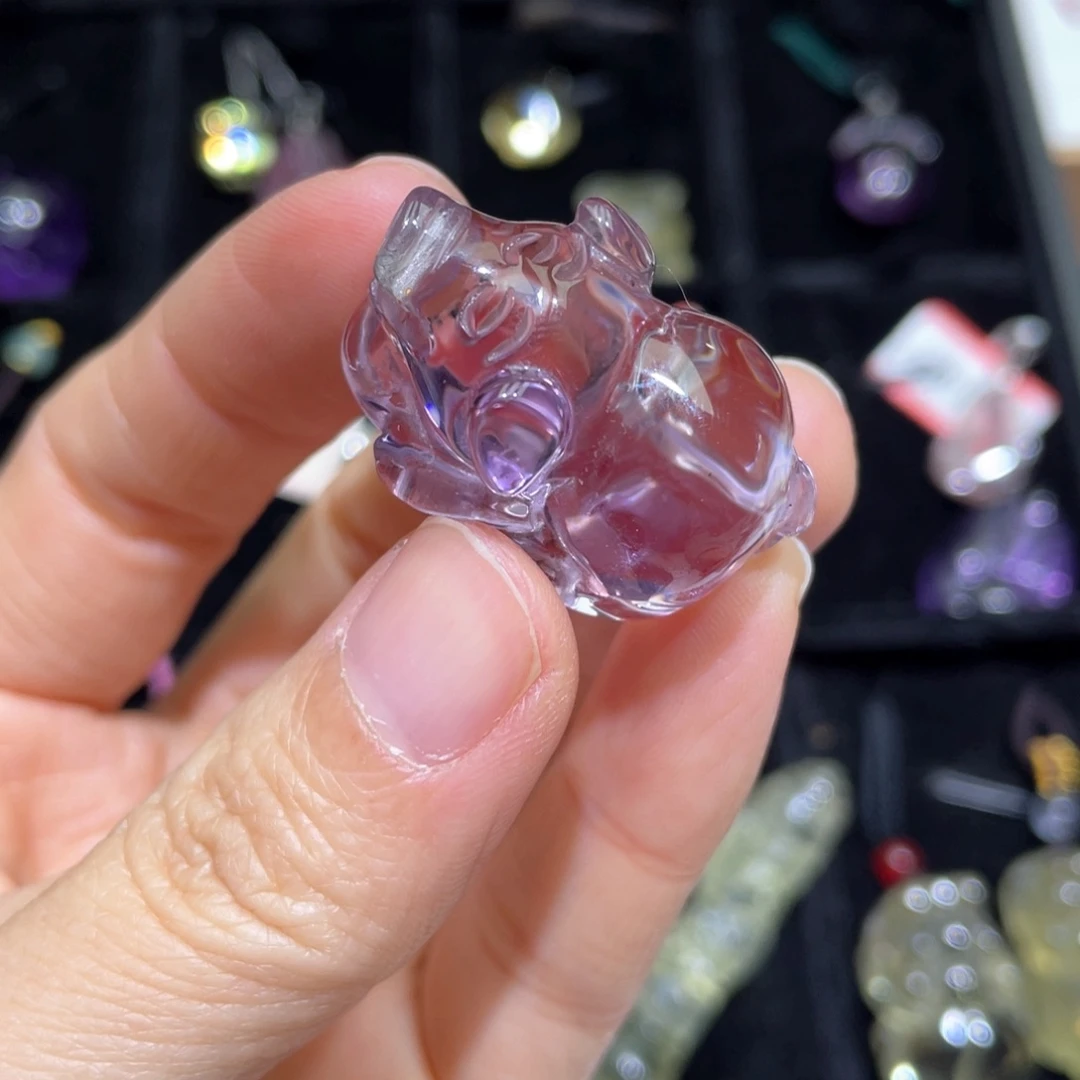 水晶颈饰未镶嵌挂件