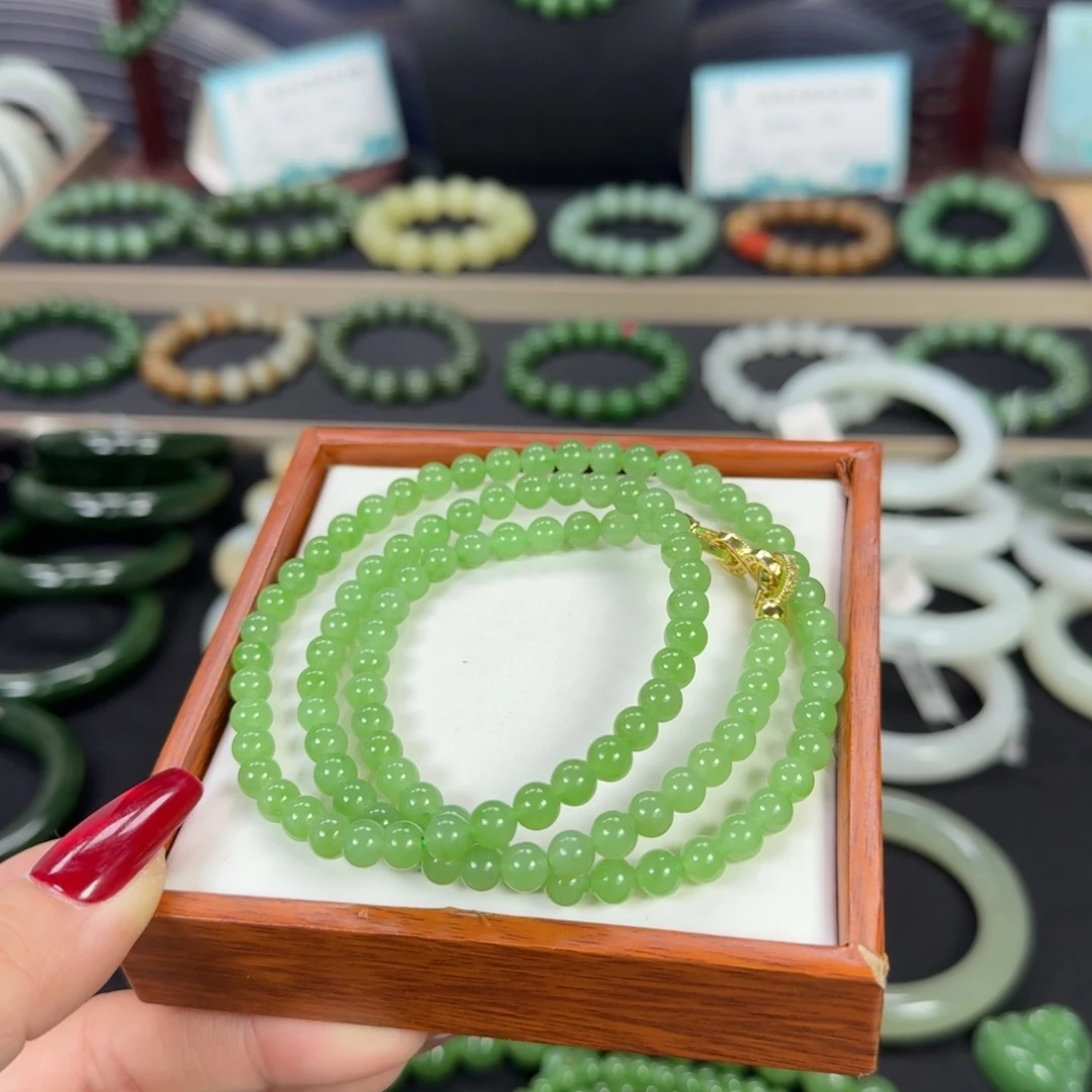 和田玉未镶嵌手链