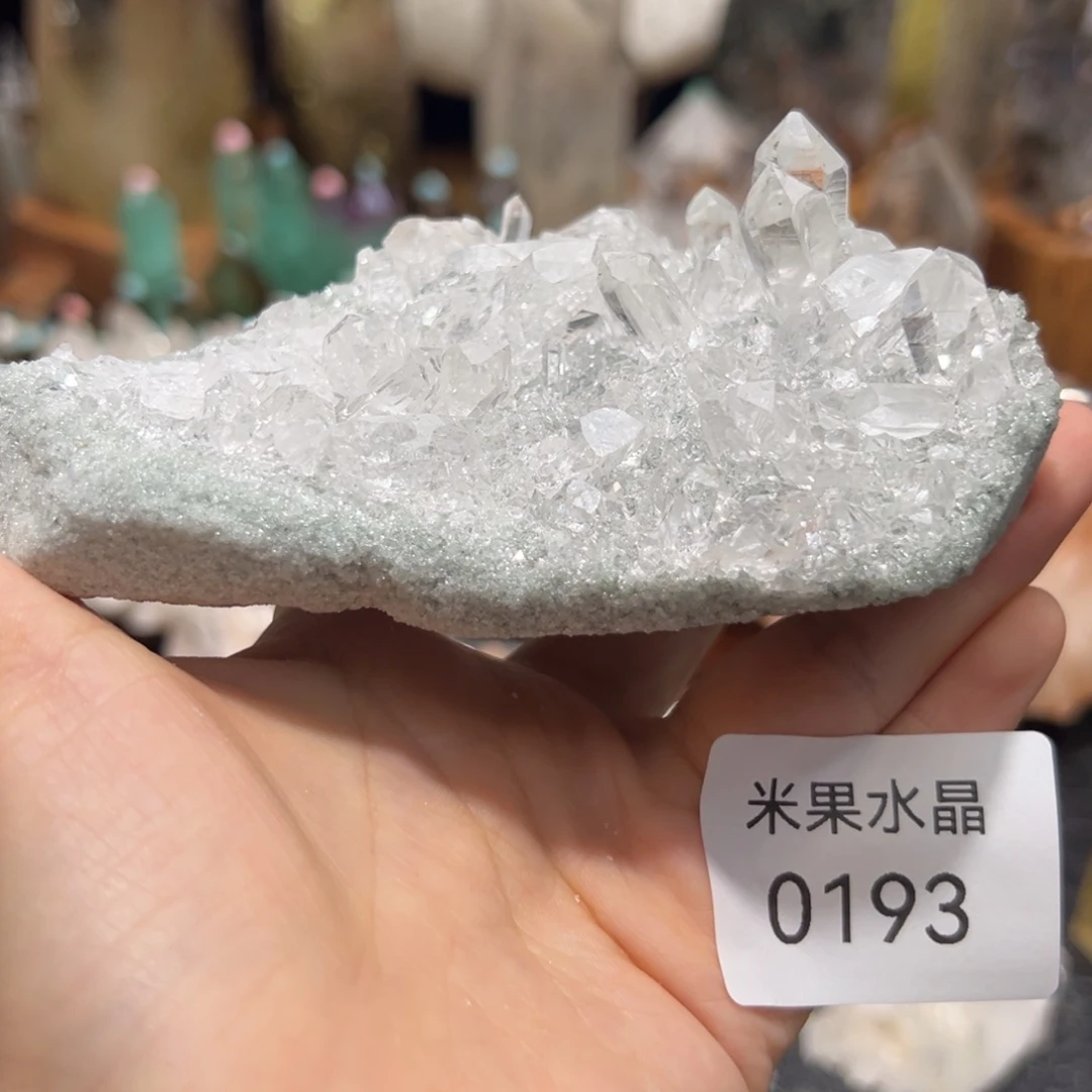 未镶嵌珠宝半成品水晶绿幽灵喜马拉雅