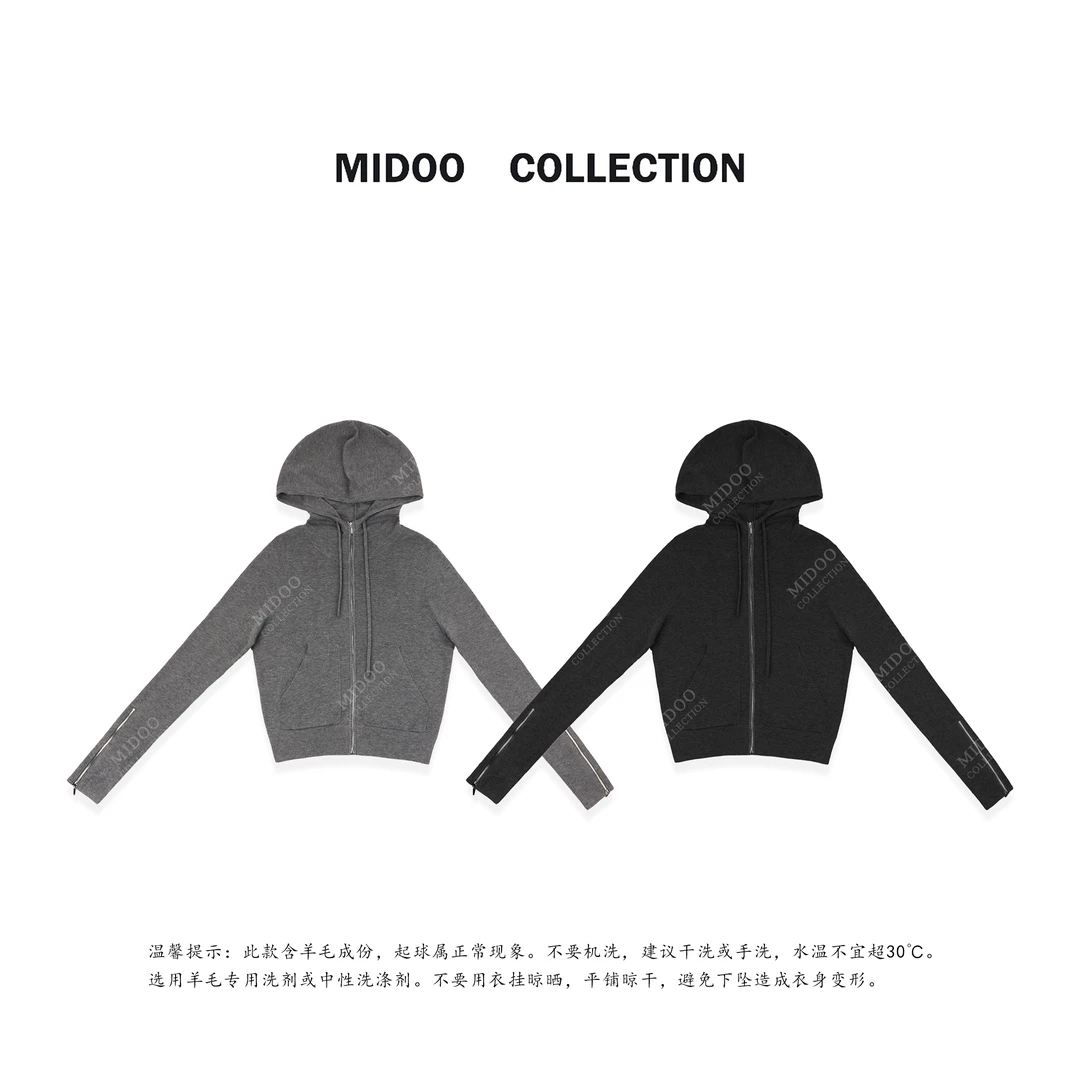MIDOO 显瘦纸片人针织外搭