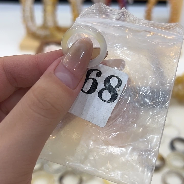玛瑙/玉髓合金戒指68港12