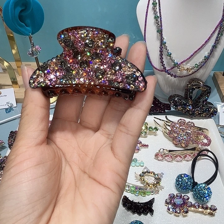 沉***默布艺铁合金耳钉在