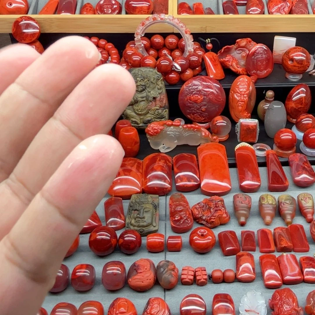 南红玛瑙单珠未镶嵌暴****