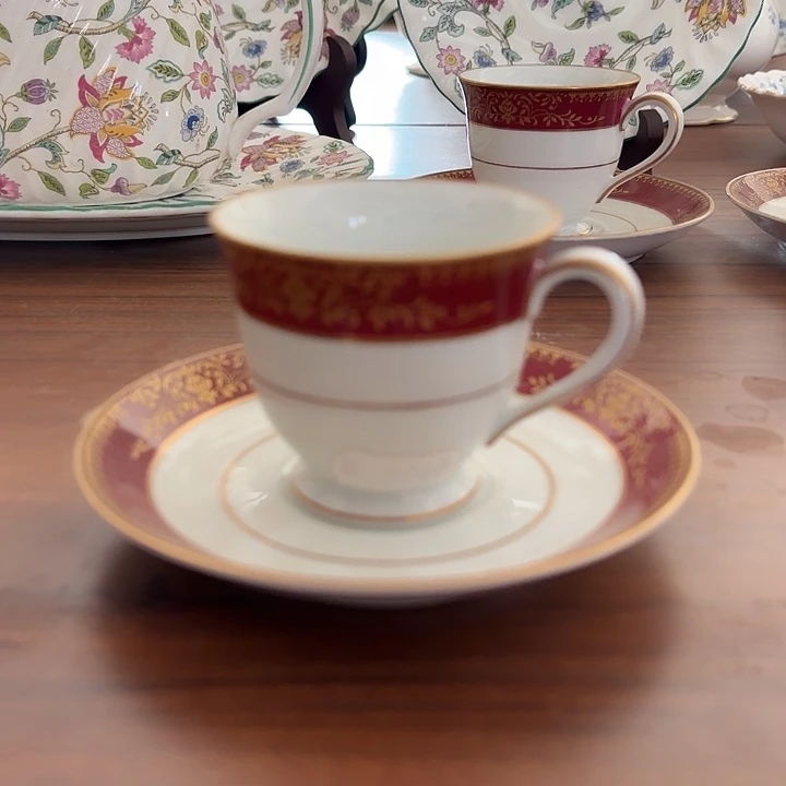 中古精美欧瓷骨瓷