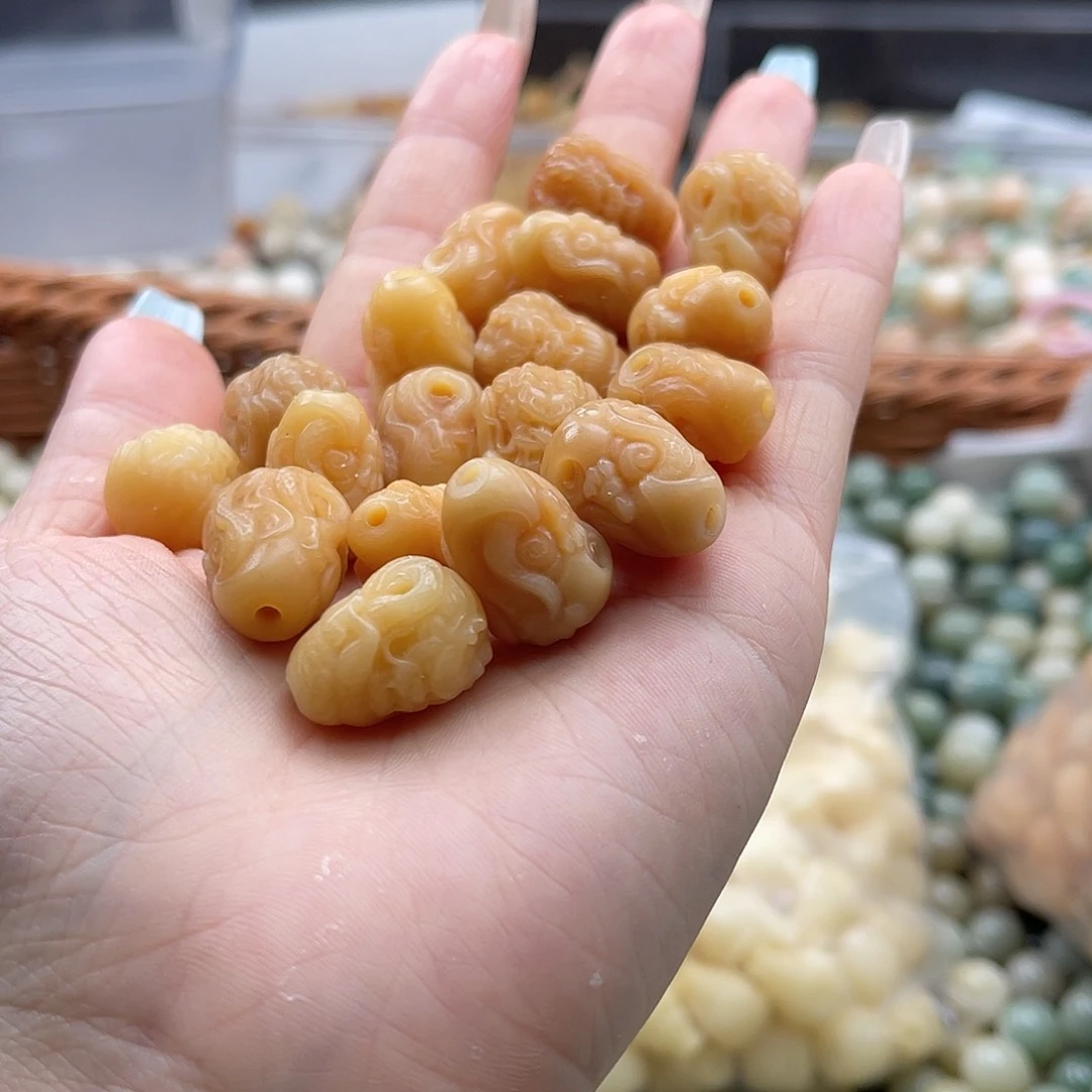 白玉菩提吊坠c16mm/5+1颗