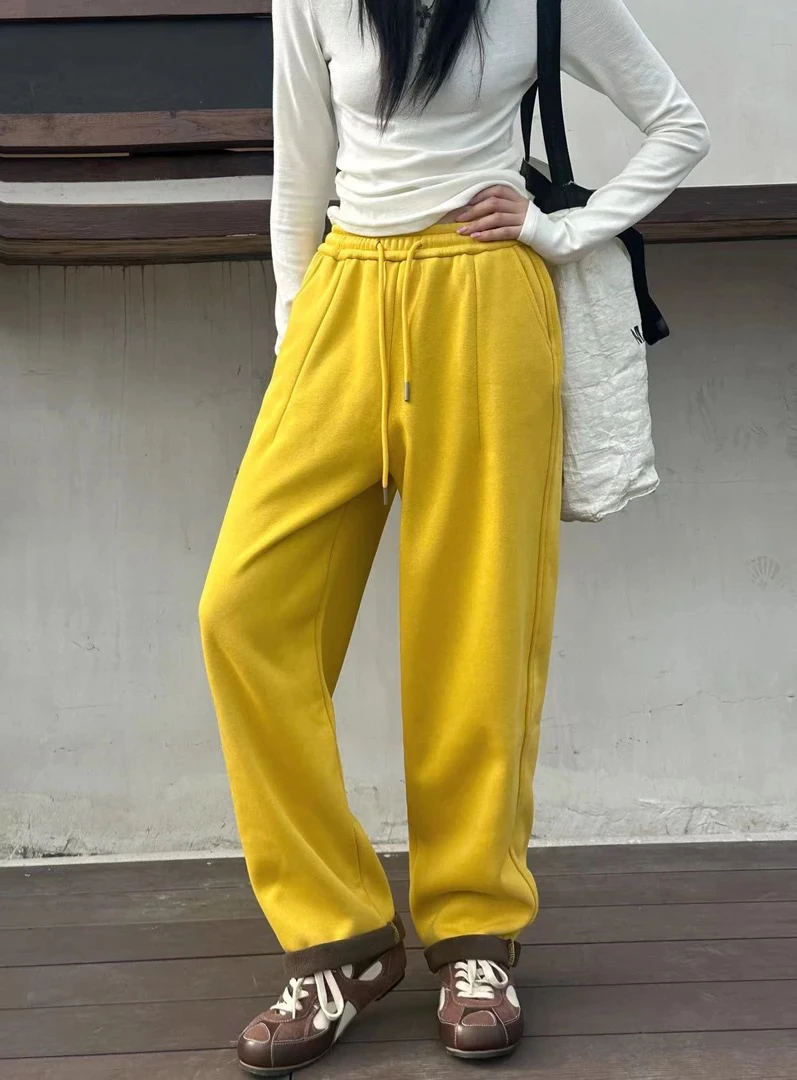 邹先森831-28杭州高品撞色裤子松紧腰更舒适加绒