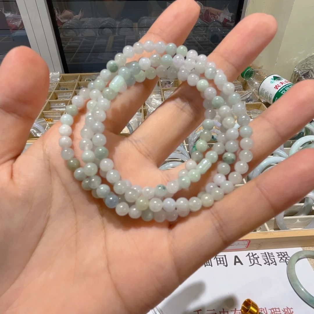 未镶嵌手镯翡翠天然缅甸翡翠手串