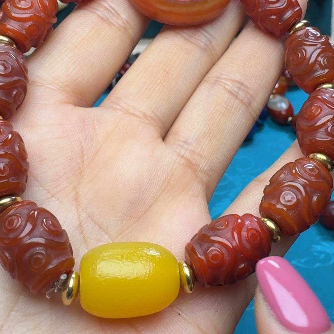 玛瑙/玉髓未镶嵌项链