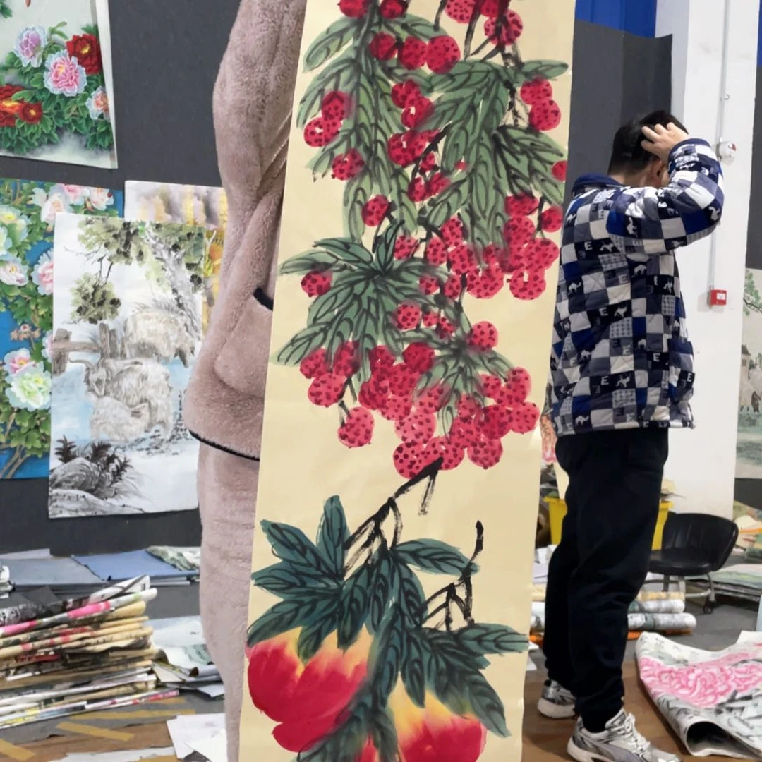 国画国画作品画心一张