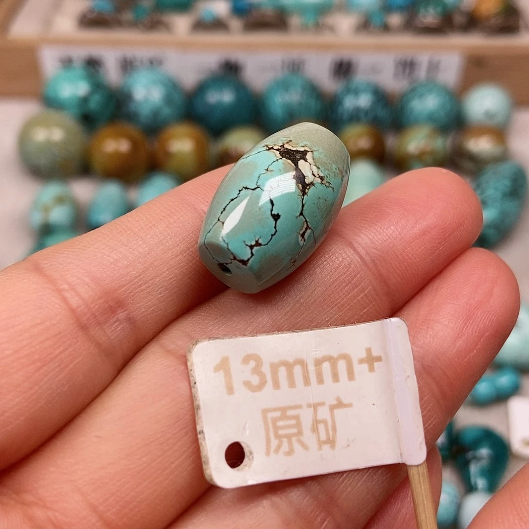 未镶嵌绿松石珠宝半成品