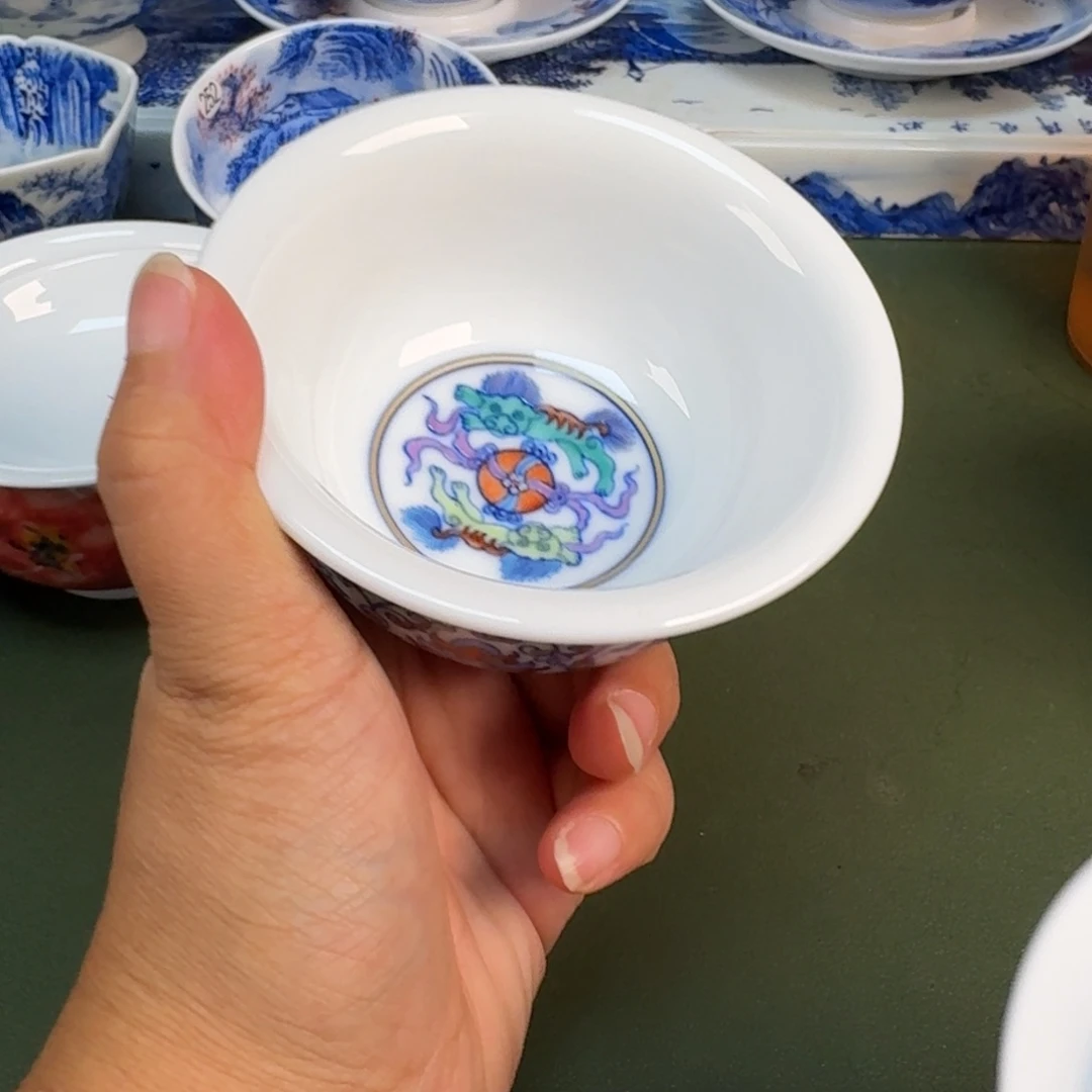 景德镇纯手绘茶具圆圆297