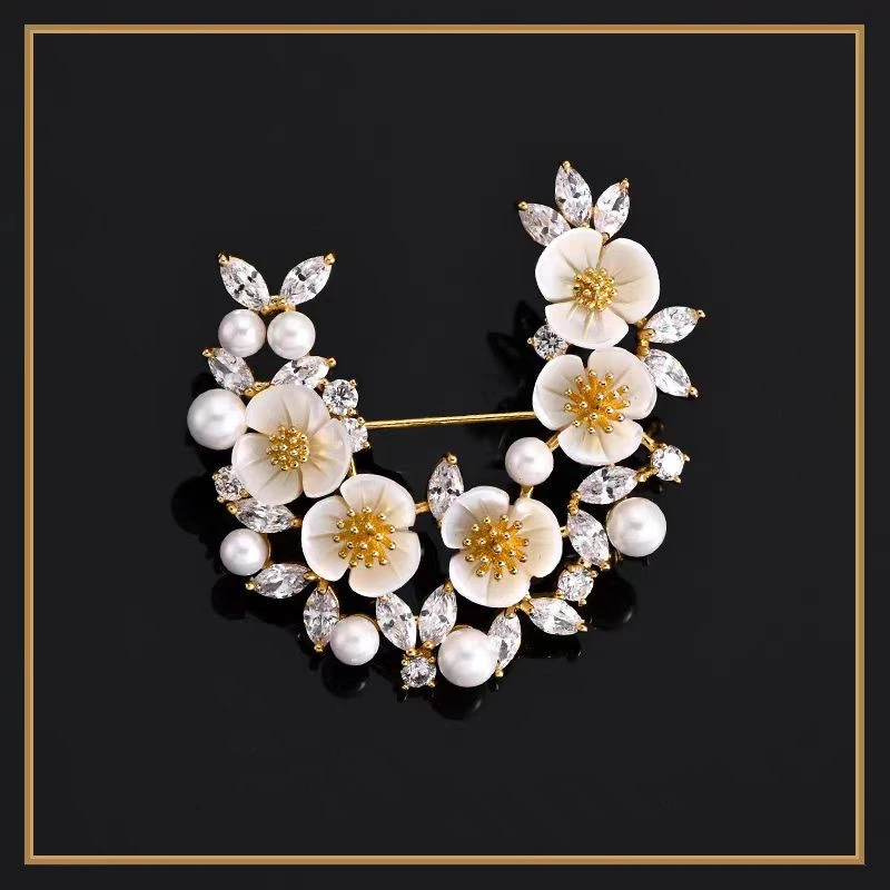 【米拉推荐】ML01238-新款樱花领针