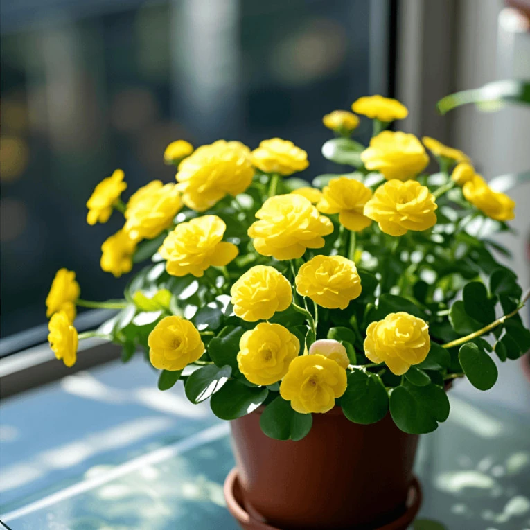 开花铜钱草招财水培植物办公室桌面盆栽金钱草花卉室内水养绿植