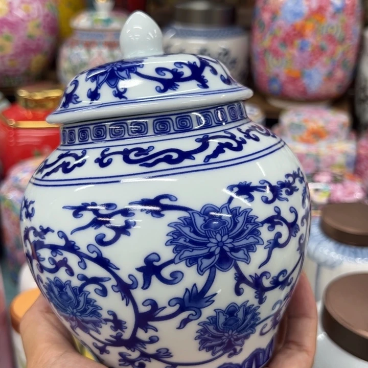 高端陶瓷茶叶密封罐