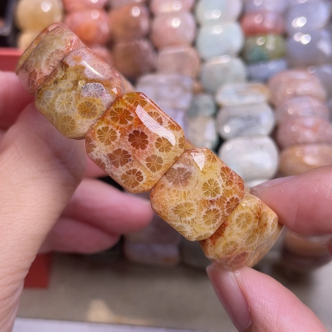 未镶嵌手镯硅化玉