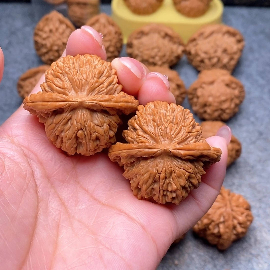 文玩核桃把件精品四座楼43全品