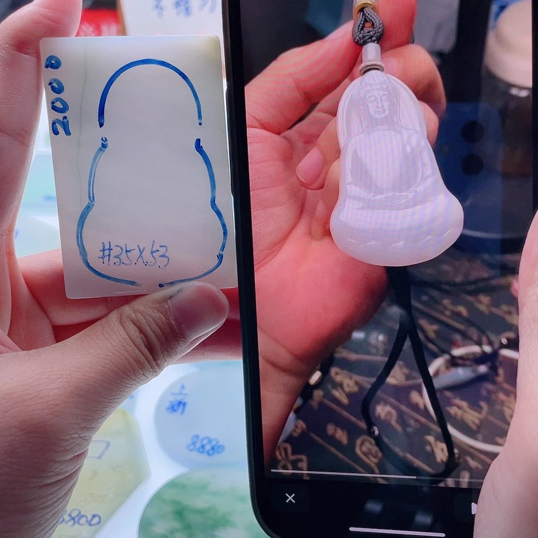 定制翡翠未镶嵌天然翡翠包工