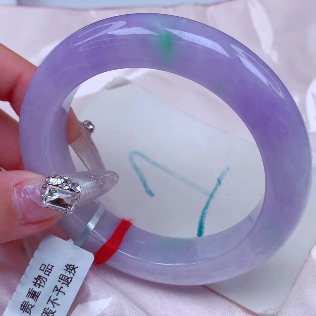 翡翠手镯未镶嵌天然缅甸翡翠A货手镯