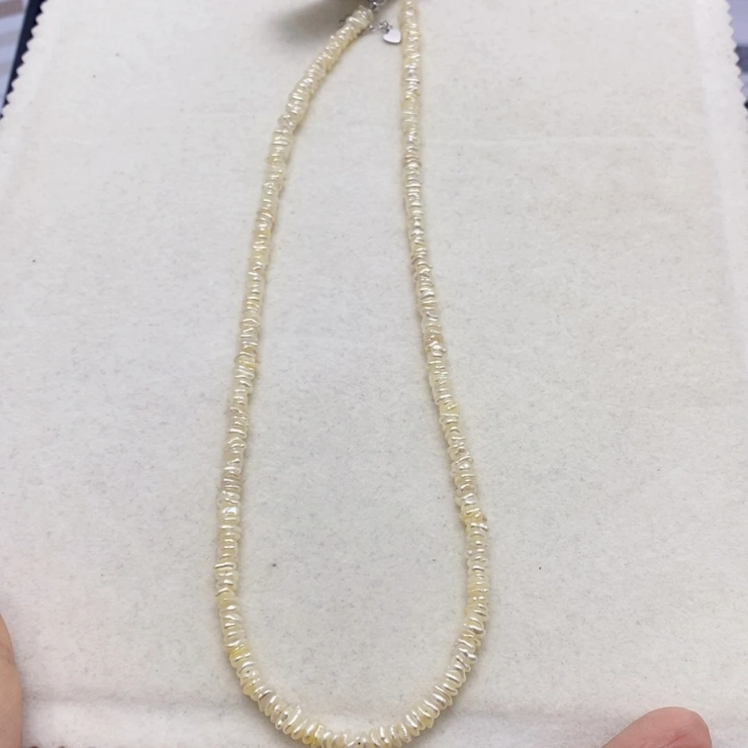 项链银S925镶嵌海水珍珠