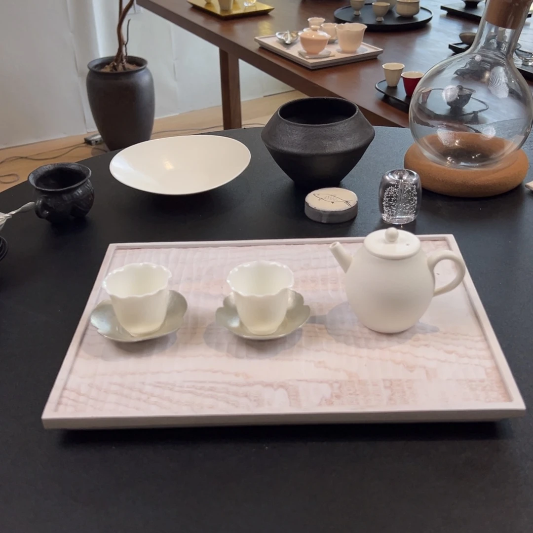 白色茶盘套装一套套
