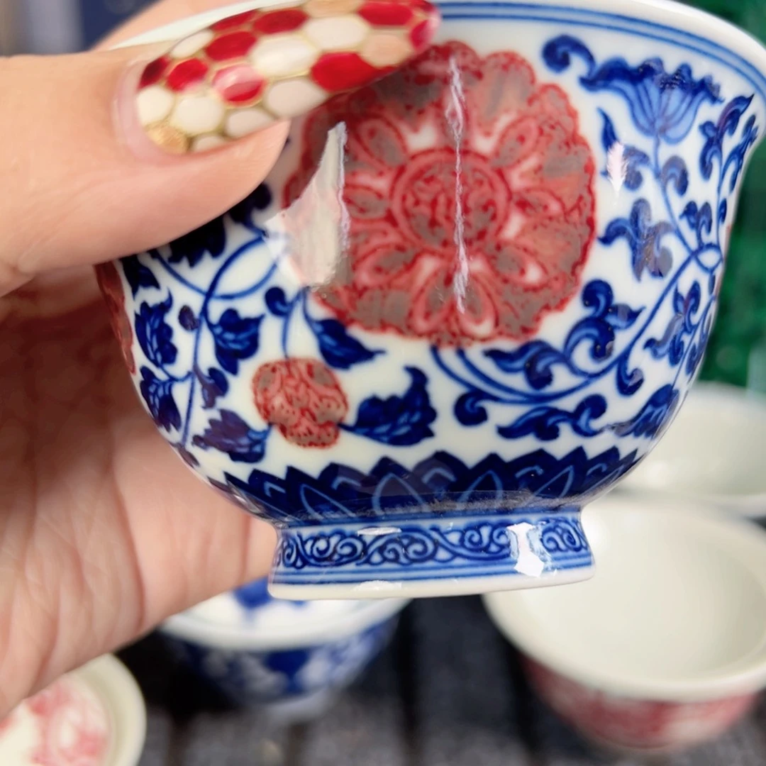 杯子下****人景德镇毛仔柴窑主人杯
