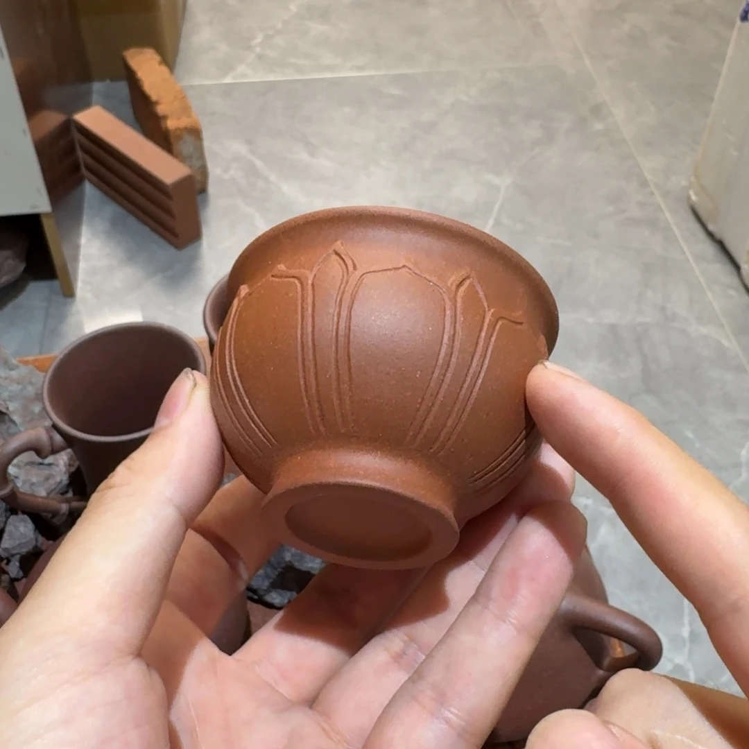 茶杯紫砂原矿的制作方法和