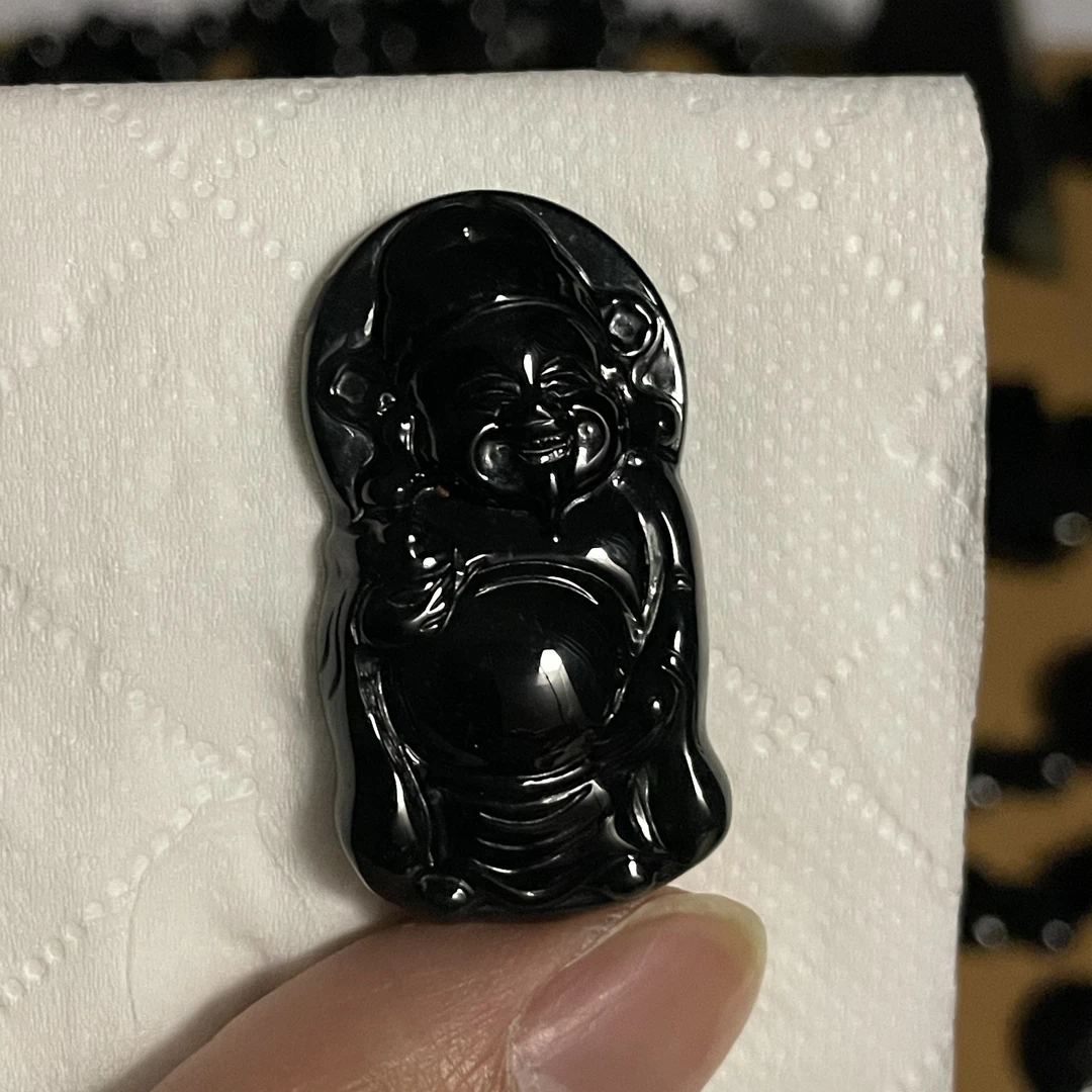 天然翡翠a货 财神爷h