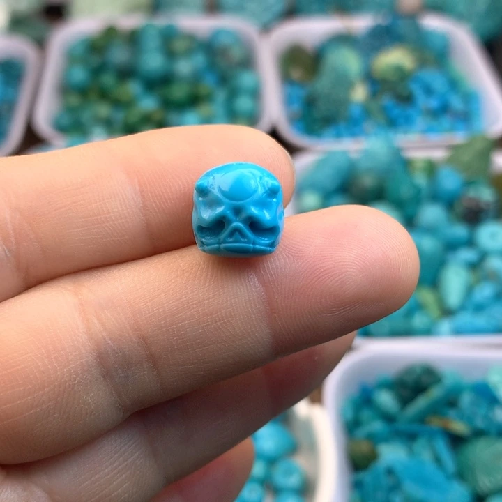 绿松石未镶嵌吊坠(不含链)11×11