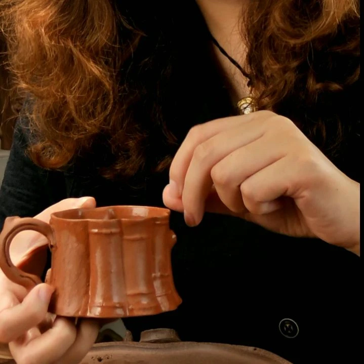 茶壶紫砂全手工制作的话，