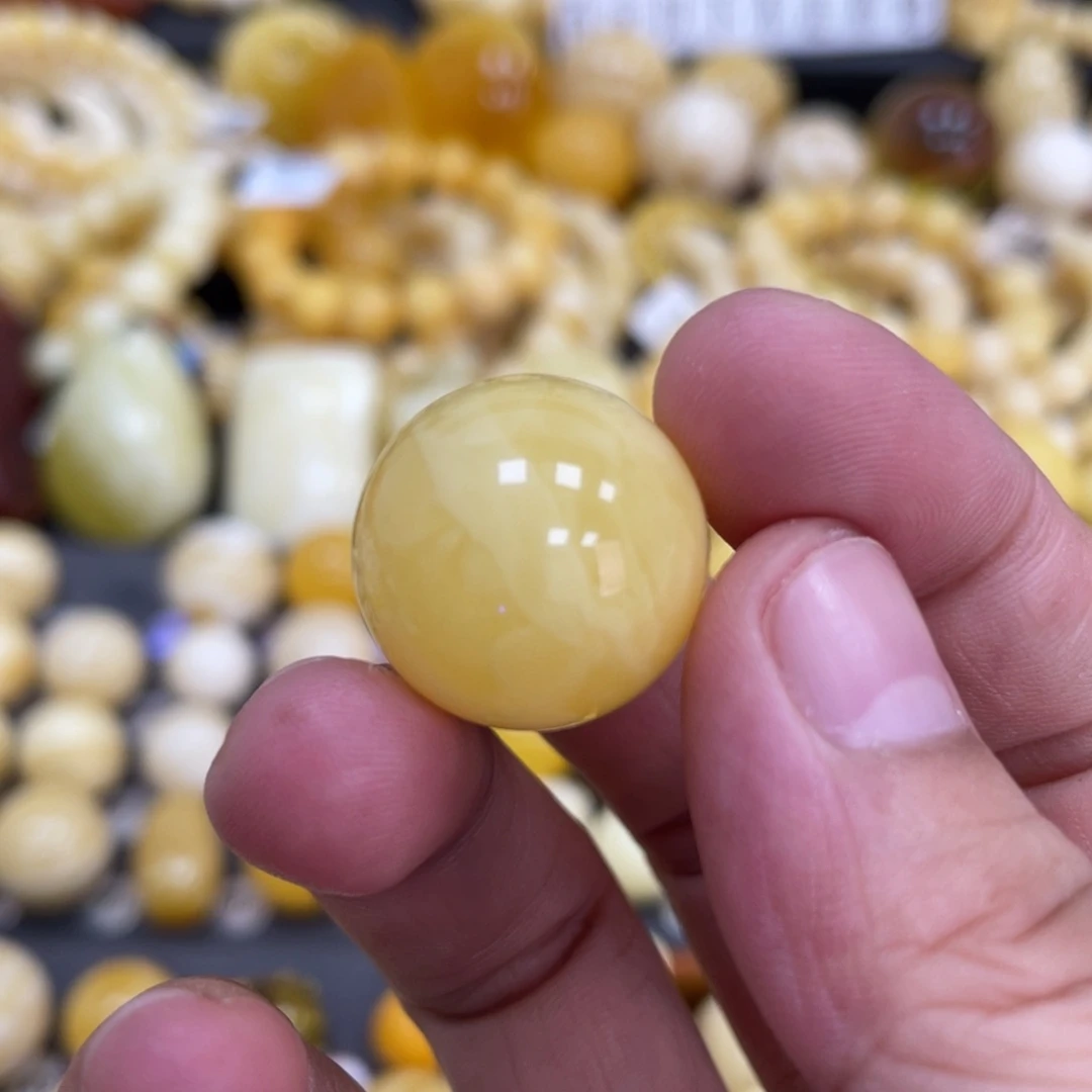 未镶嵌蜜蜡裸石19.8mm
