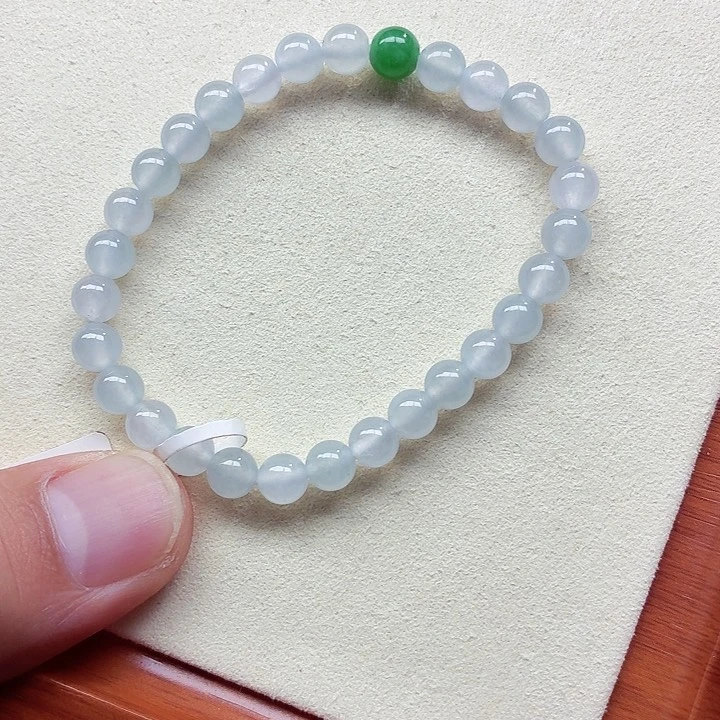 未镶嵌手链翡翠天然缅甸翡翠A货 卡6