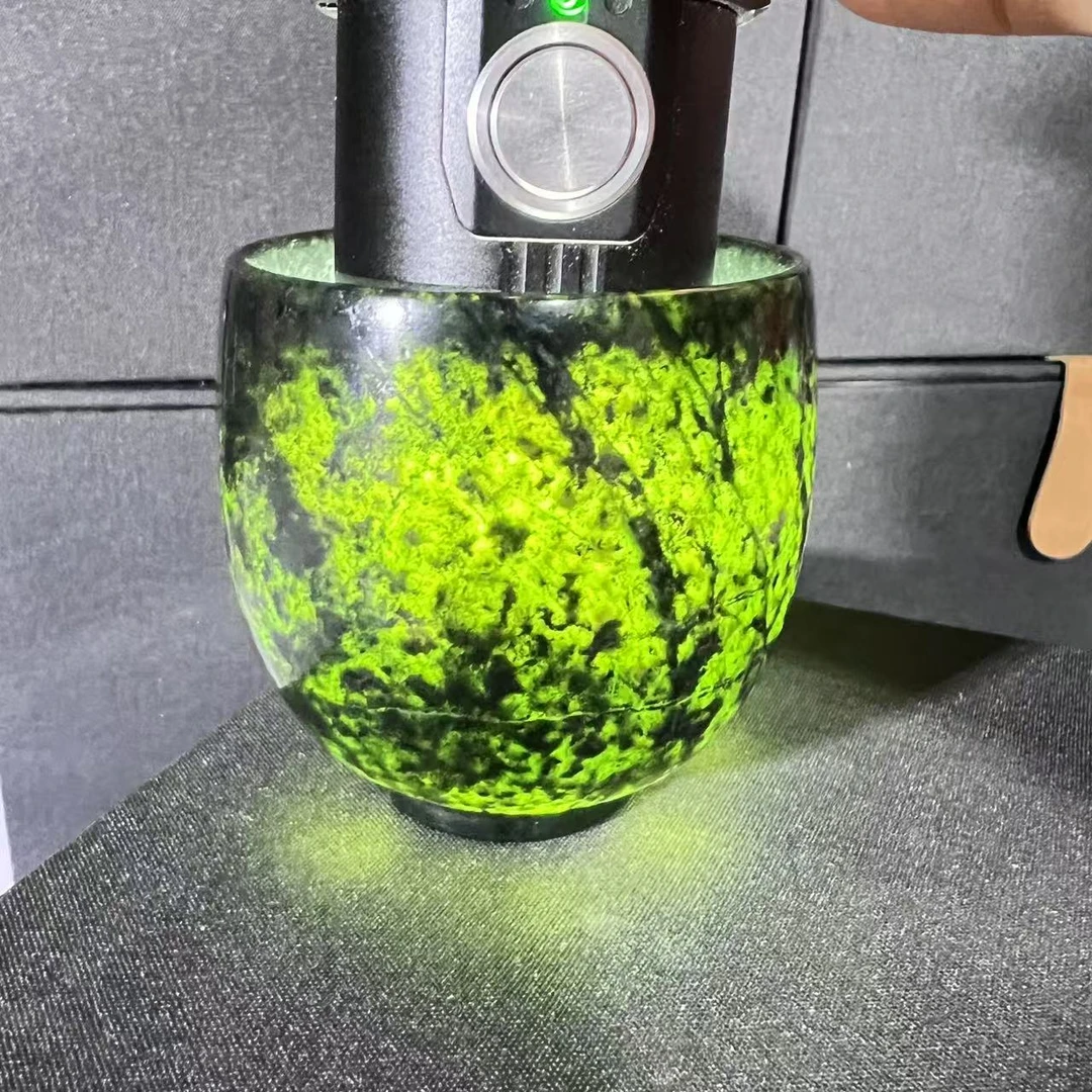 【翠翠家】黑包公-西藏藏玉药王石龙蛋杯130毫升