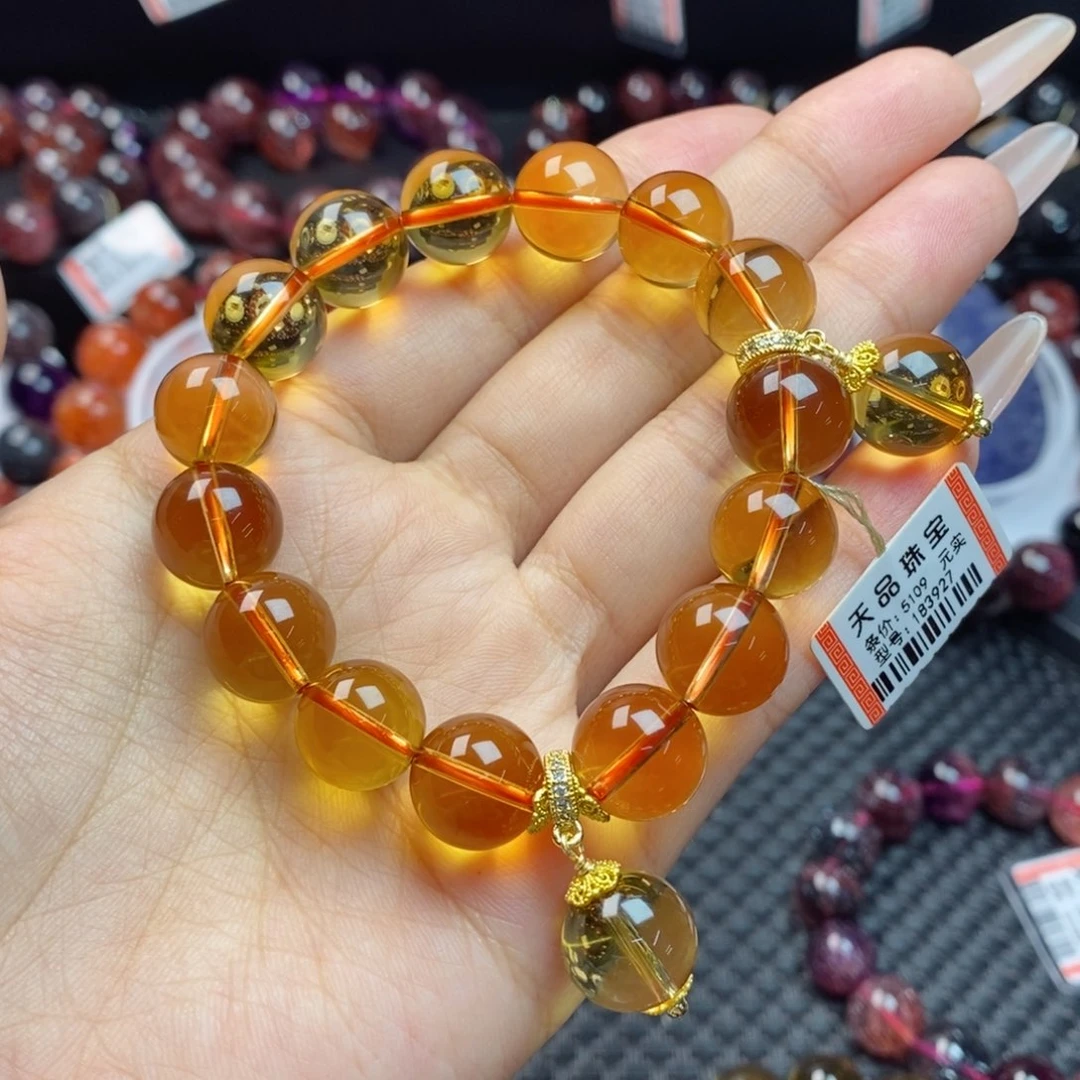 水晶手链未镶嵌*️****黄水晶183927