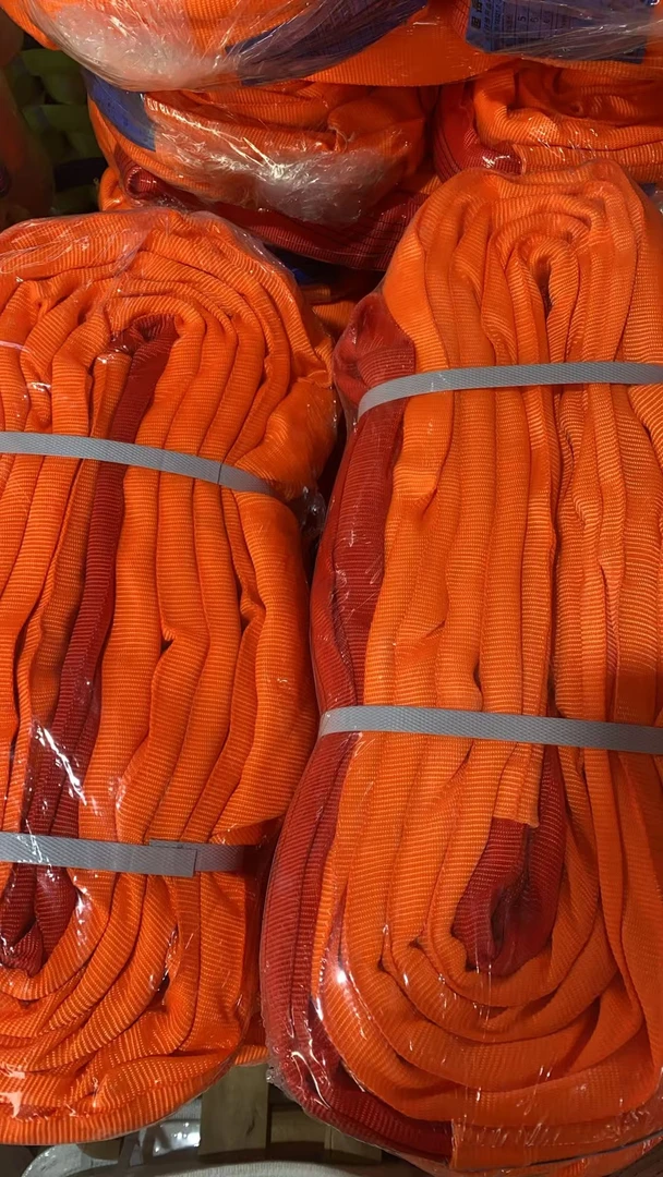 起岳柔性5吨8米双扣吊带六倍拉力 吊装带