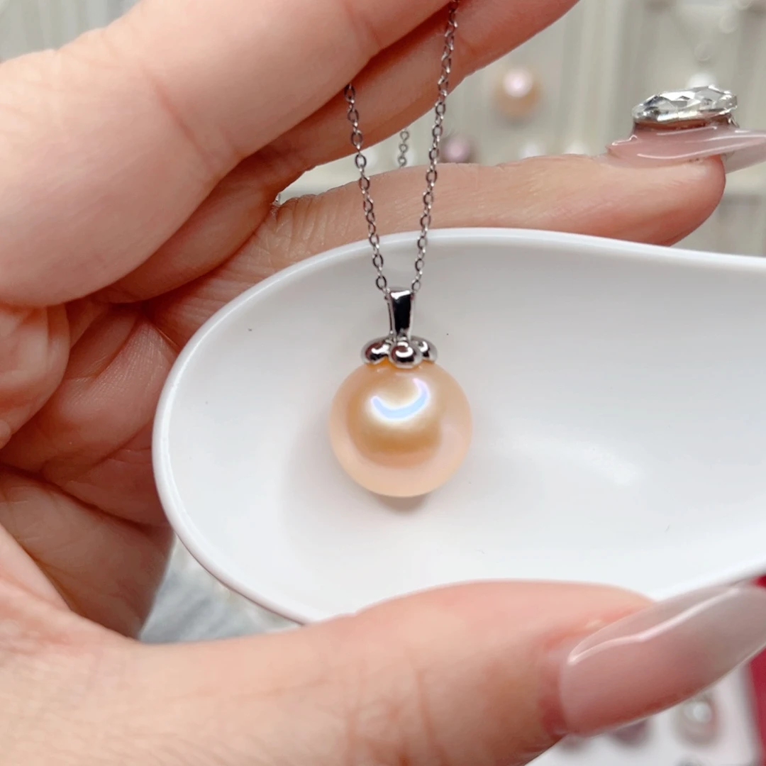 合金淡水珍珠吊坠(赠链)