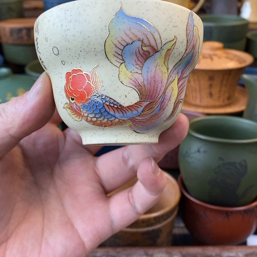 【闪购商品】紫砂杯子宜兴全手工紫砂杯